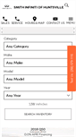 Mobile Screenshot of infinitiofhuntsville.com