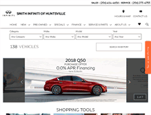 Tablet Screenshot of infinitiofhuntsville.com